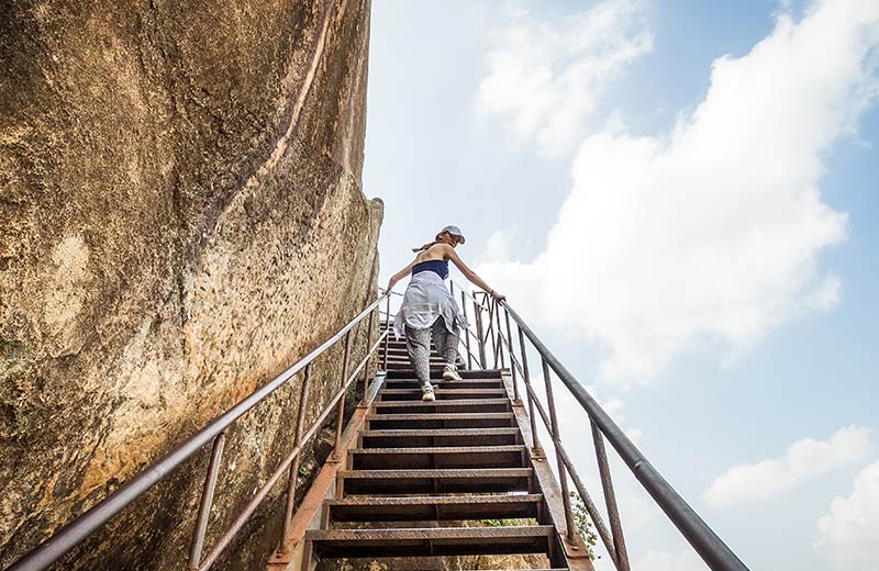 Going it alone in Sigiriya
